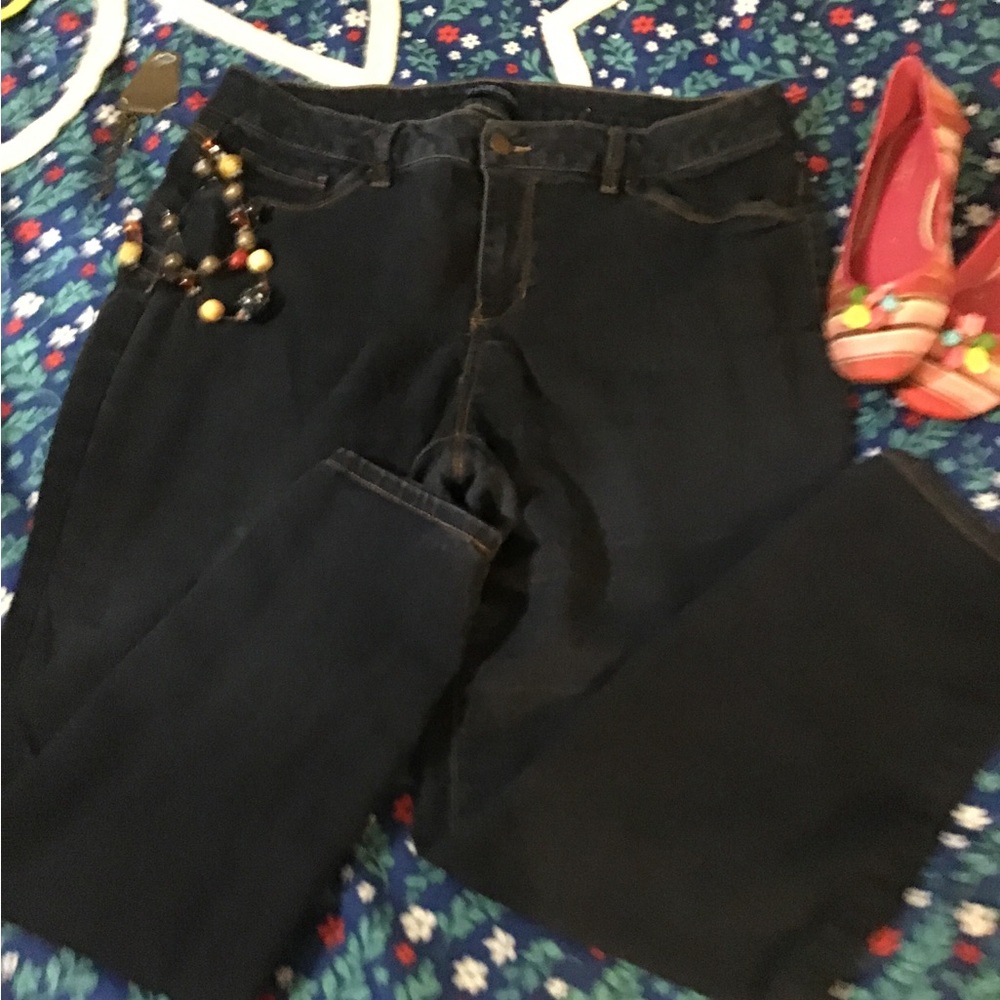 Women’s size 18 blue spice denim stretch bluejeans cc